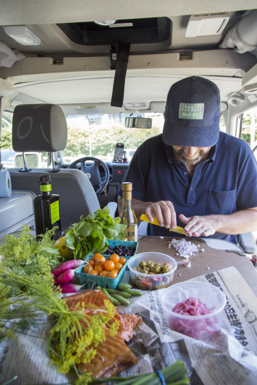 Founder Tony Shure’s “Van Salad”Location: Seattle, WAChopt Founder Tony Shure had a dream…wel