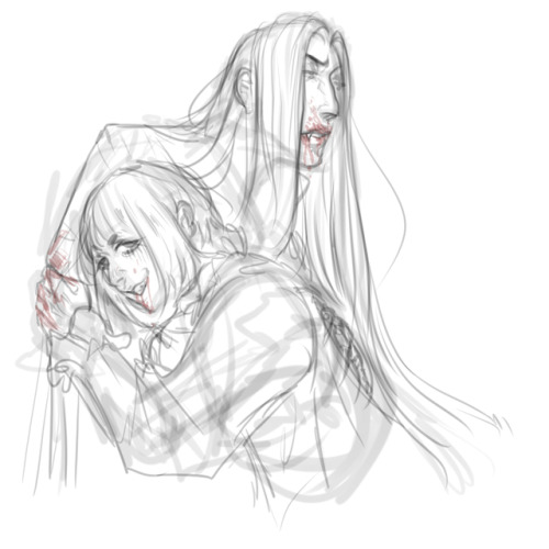 @skogselv let me borrow Vincialem for a little more vampire rp art