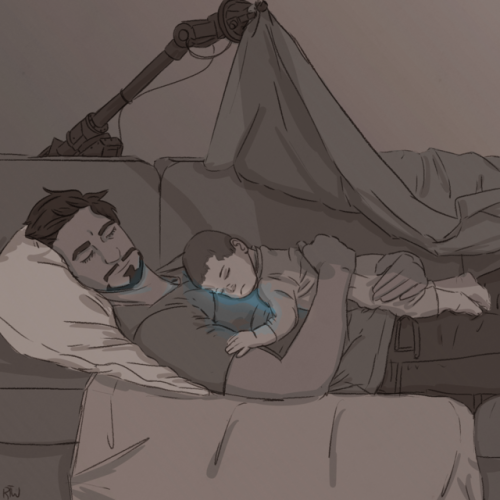 rowantreewrites:im approx. a million years late but TONY+BABIES IS VERY VERY GOODDummy will take car