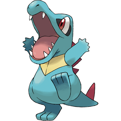 Totodile's Official Art