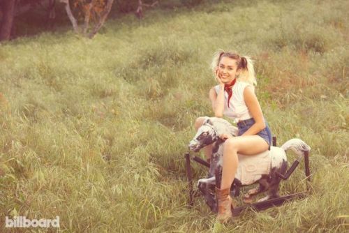 prettymissy4u: Miley Cryus - Billboard. ♥ Miley Tall Pony. ♥