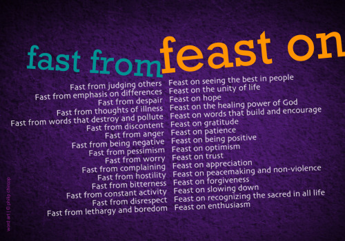 ON FASTING AND FEASTING