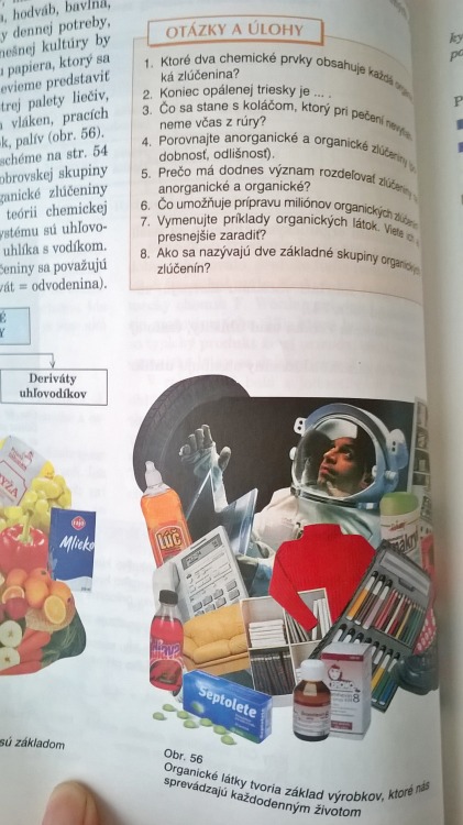 themusersoldierfan: moosearesocool: WHY IS THERE CHRIS IN A SPACESUIT IN MY CHEMISTRY TEXTBOOK?! I&r