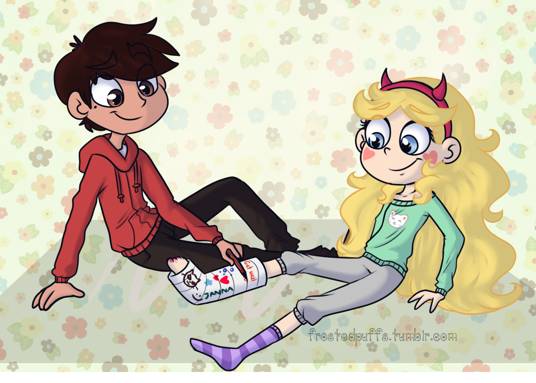 frostedpuffs:  Anonymous: “I love your Starco art! If you’re still taking requests,