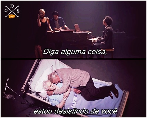 Eu me achei no colo do meu par.