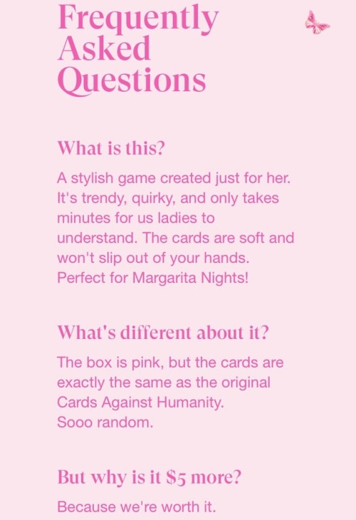 theshroudwolf: emmersdrawberry: justlurkingoverhere: greencow4: Cards Against Humanty just released 