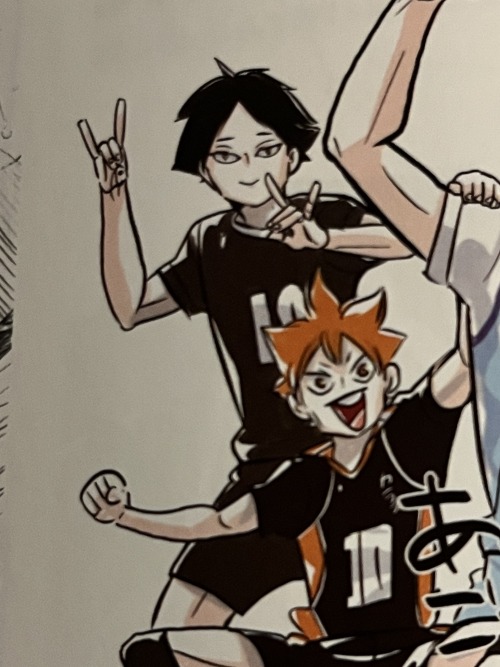 My Fav Pics From The Haikyuu Ten Year Anniversary Book!!! (i Had No Clue What Any Of It Said Since I’m