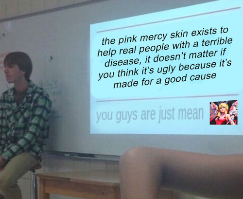 cryoverkiltmilk: caduceusangels: hymnofvalefor: So I hate to be that person but the mercy skin isn&r