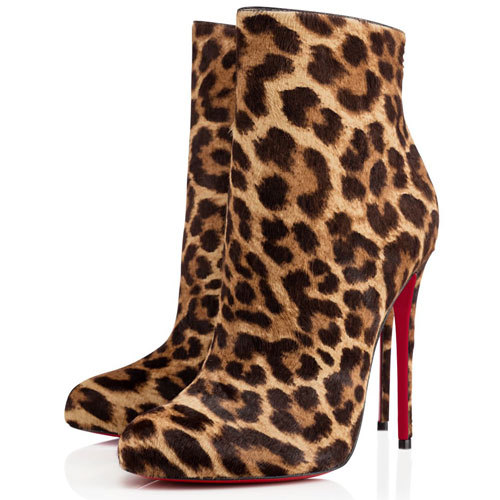 Sale red bottom heels-Fifi 120mm booty leopard print