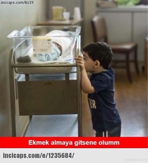 Ekmek almaya gitsene olumm