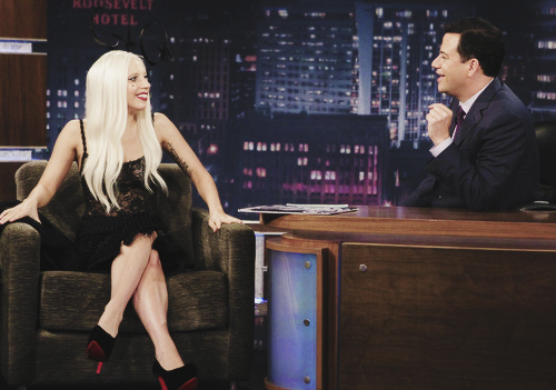 Lady Gaga at Jimmy Kimmel 