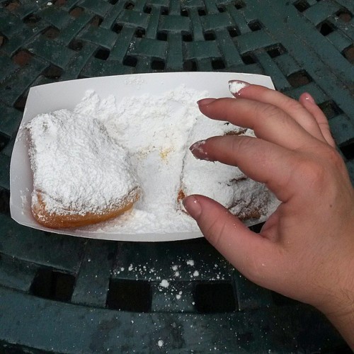 Porn photo Whenever in doubt, add more #beignets. #nola