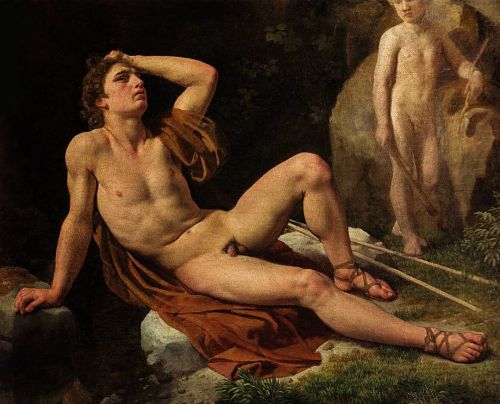 antonio-m:  ‘Narcissus’, c.1815 by Christoffer Wilhelm Eckersberg (1783-1853). Danish artist.