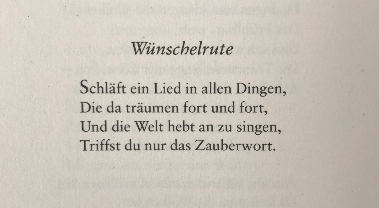 Deutsche Lyrik Von Damals Und Heute W Nschelrute Von Joseph Von