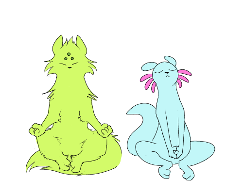 Some Low Effort Stuff To Keep My Sanity In Check. Rivulet Tries Meditation!