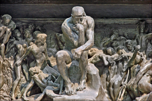 Details from August Rodin’s La Porte d'Infer/The Gates of Hell (1880-1917)