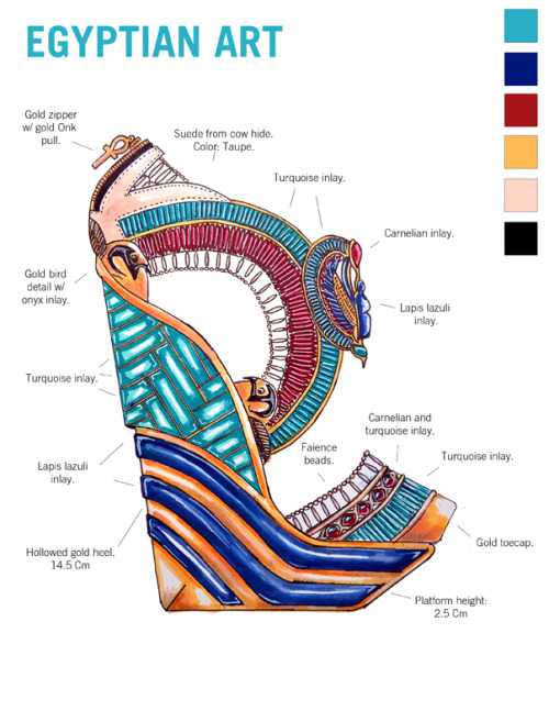 xandralouwho: yungvermeer: A Walk Through Art History I designed these shoes with a unique goal in m