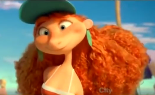 artdevil91: I found a bit more footage of the thick red head from the short “Inner Workings” that’s supposed to play before Moana. This footage was found playing during an interview with Breakfast Television Toronto.  Here’s the video link (at