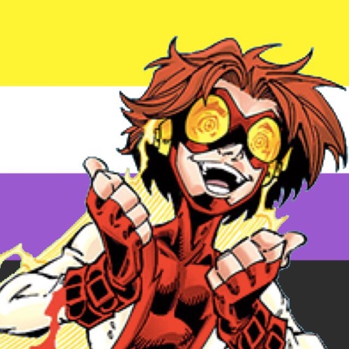 pansexual and nonbinary bart allen icons for @irlbartallen ☆