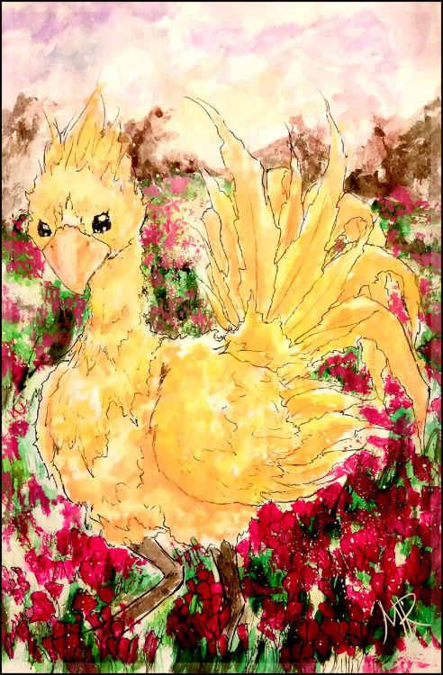 It&rsquo;s not pokemon, but it is a very good birb &lt;3 the ffxv chocobo moogle festival is