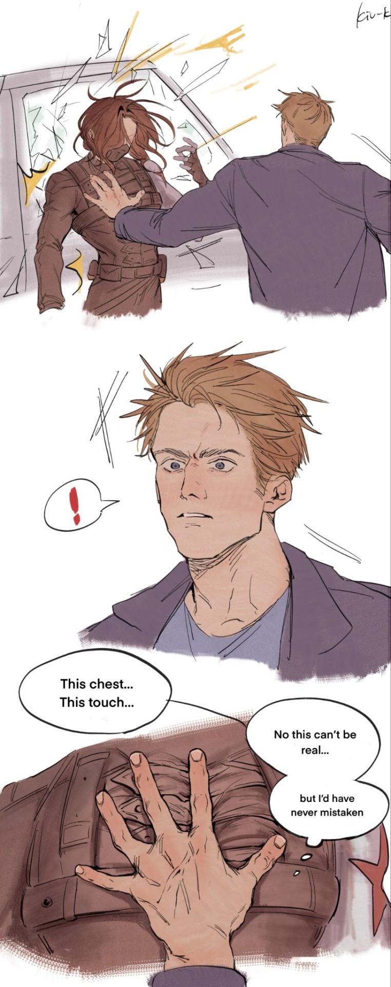 I Received A Comment Saying That The Function Of That Strap Over Bucky's Chest Is To Drag Him Over For