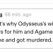 texasjew:finelythreadedsky:i just think it’s neat that odysseus gets put in a position where he has to kill his child to avoid going to war and he can’t do it and then agamemnon gets put in a position where he has to kill his child to go to