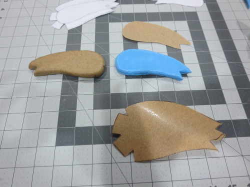 Some more WIP work, this is RoseSpirit’s latias headband, the original was made out of paper c