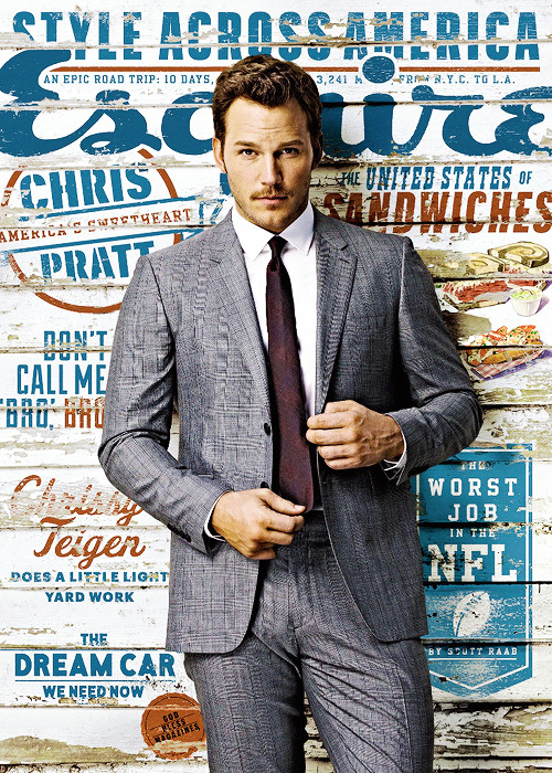 chrisprattsource:  Chris Pratt for Esquire (USA - September 2014) 