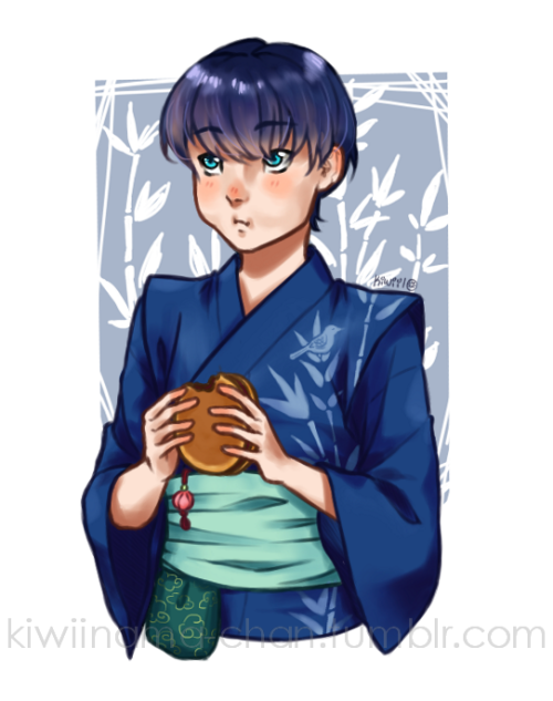 Osafune baby in his summer yukata.