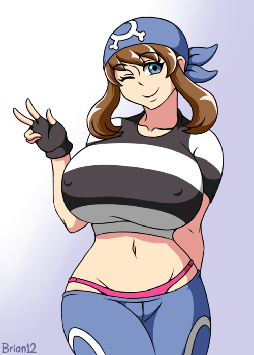 briantwelve: Did a redraw of @night647‘s Team Aqua Grunt May pic from a long time ago.  It’s still a