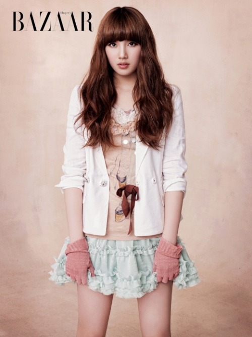 kmagazinelovers:  Miss A Suzy - Harper’s Bazaar Magazine April Issue ‘11