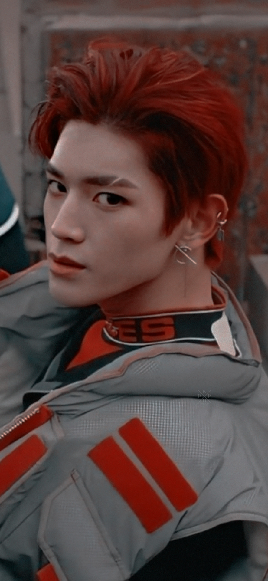 kpop locks — taeyong; red hair like/reblog | @xuxipoet