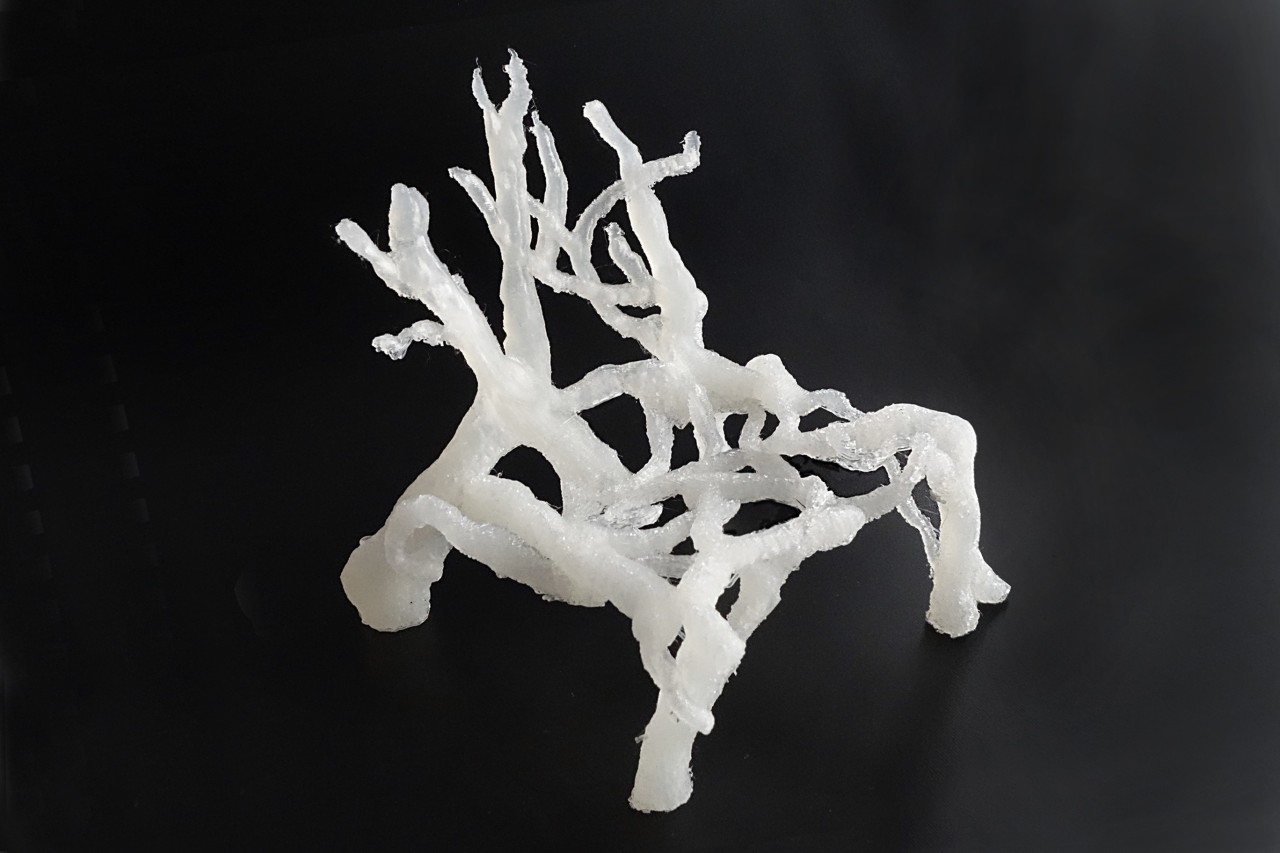 myampgoesto11:  Eric Klarenbeek’s ’Mycelium Chair,’ a 3D printed chair with