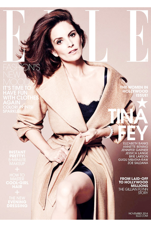 XXX queenjld:  Tina Fey for Elle’s Women in photo