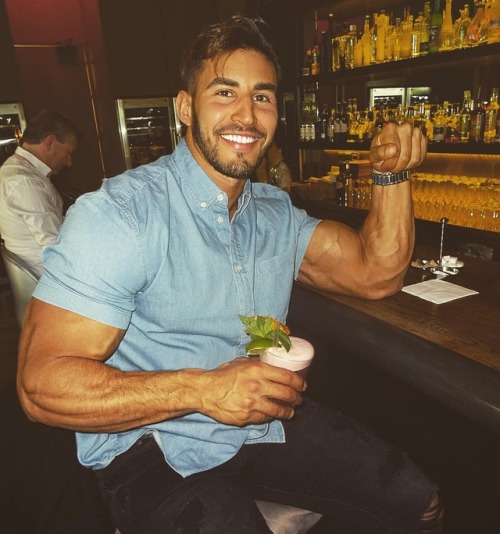 hotshirtboy:damn sexy arms Amin Elkach