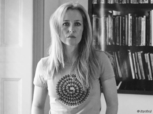 gillianandersonthequeen: Gillian and her charity shirts