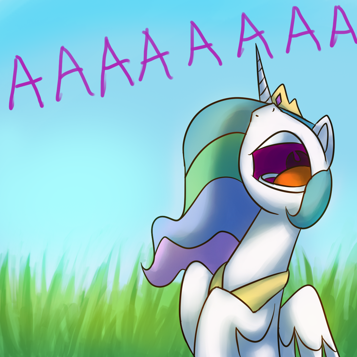 asksunshineandmoonbeams:  Celestia: *sniff* Hay fever too…Luna: …  XD