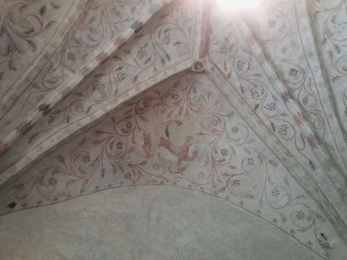 Medieval ceiling paintings of Turku cathedralTurku, March 2018