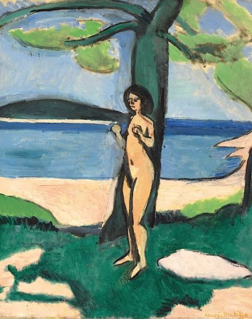 artist-matisse:Nu Au Bord De La Mer, 1909, Henri Matisse