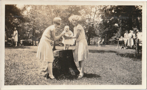 “Stumped” - Snapshot, c. 1920s.