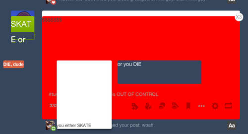 goosquetaire: grawly:  My favorite thing about Tumblr glitches is that they’re never mundane enough to be forgotten about they ALWAYS hit everyone at once and they’re always weird shit like “the buttons stopped working,” or “the note counter