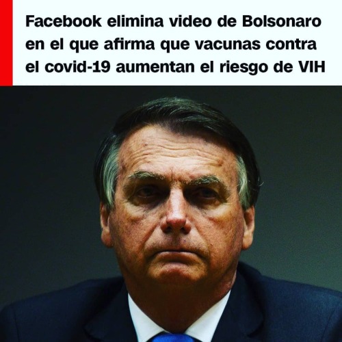 Bolsonaro citó una noticia falsa sobre unos estudios del Gobierno del Reino Unido que sugiere