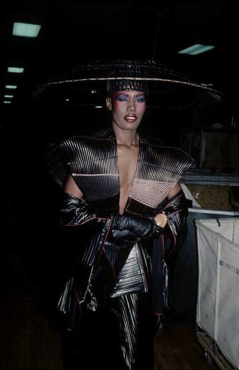 milkandheavysugar: Grace Jones attends The 25th Annual GRAMMY Awards - After Party at Biltmore Hotel