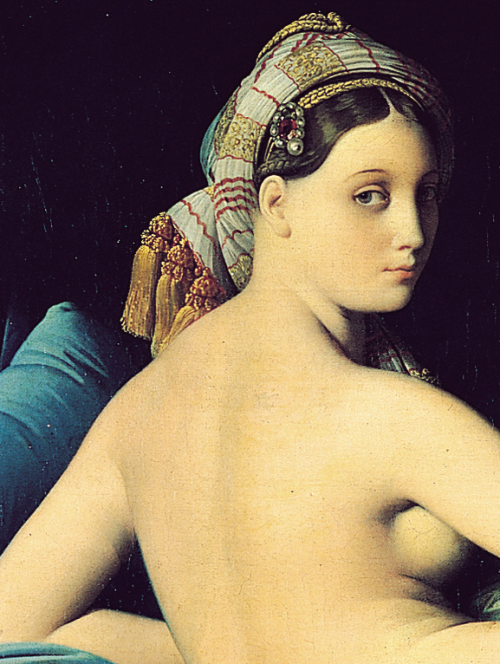 Grande Odalisque (detail), Ingres.