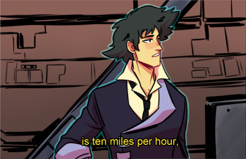 thefingerfuckingfemalefury:mustachossom:remember that 2nd ep of cowboy bebopCOME BACK SMOL SPACE DOG