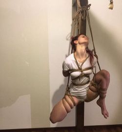 kirigamikinbaku:  Ropes kirigami, model tenshiko