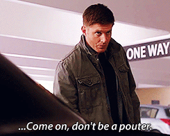 arthur-kivasfajo-nielsen:bakasara:deansgayangelman: rioliv:  Like,how could Crowley knock twice if he’s not alive?????  Winchester logic  WINCHESTER LOGIC  I expected him to knock twice just to be a little shit 