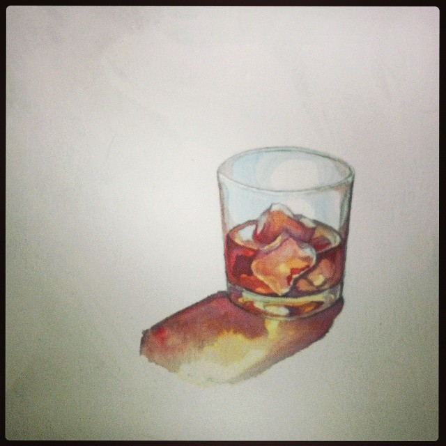 therewillbebourbon:  Happy weekending! Art by our wonderful friend Malynda