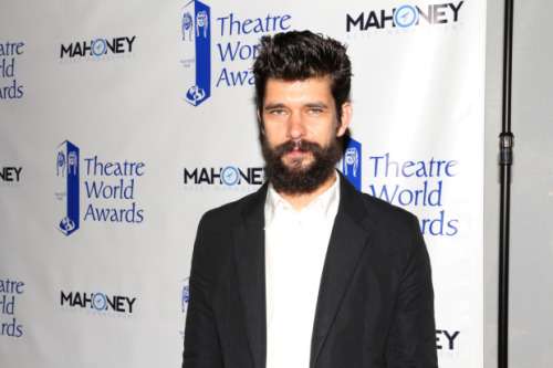 Ben Whishaw at the 72nd Annual Theatre World Awards at The Circle in the Square Theatre on May 23, 2