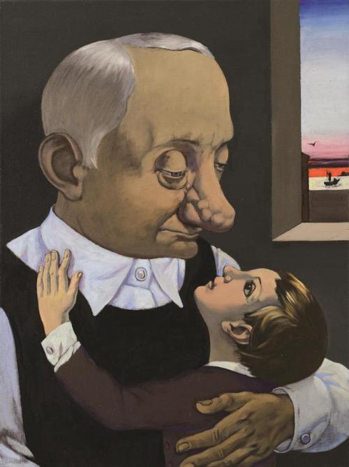amare-habeo: Victor Pivovarov (Russian, born 1937) Grandad, Did You See God?, N/D Oil on canvas